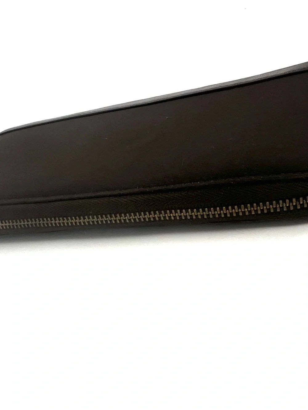 Ralph Lauren Brown Zip Around Accordion Wallet